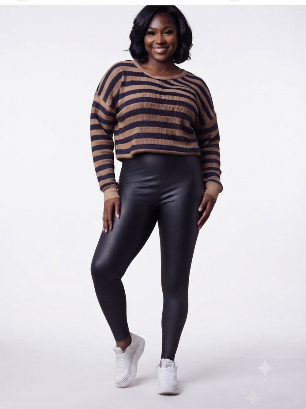OFFLINE By Aerie Real Luxe Faux Leather Legging Blue